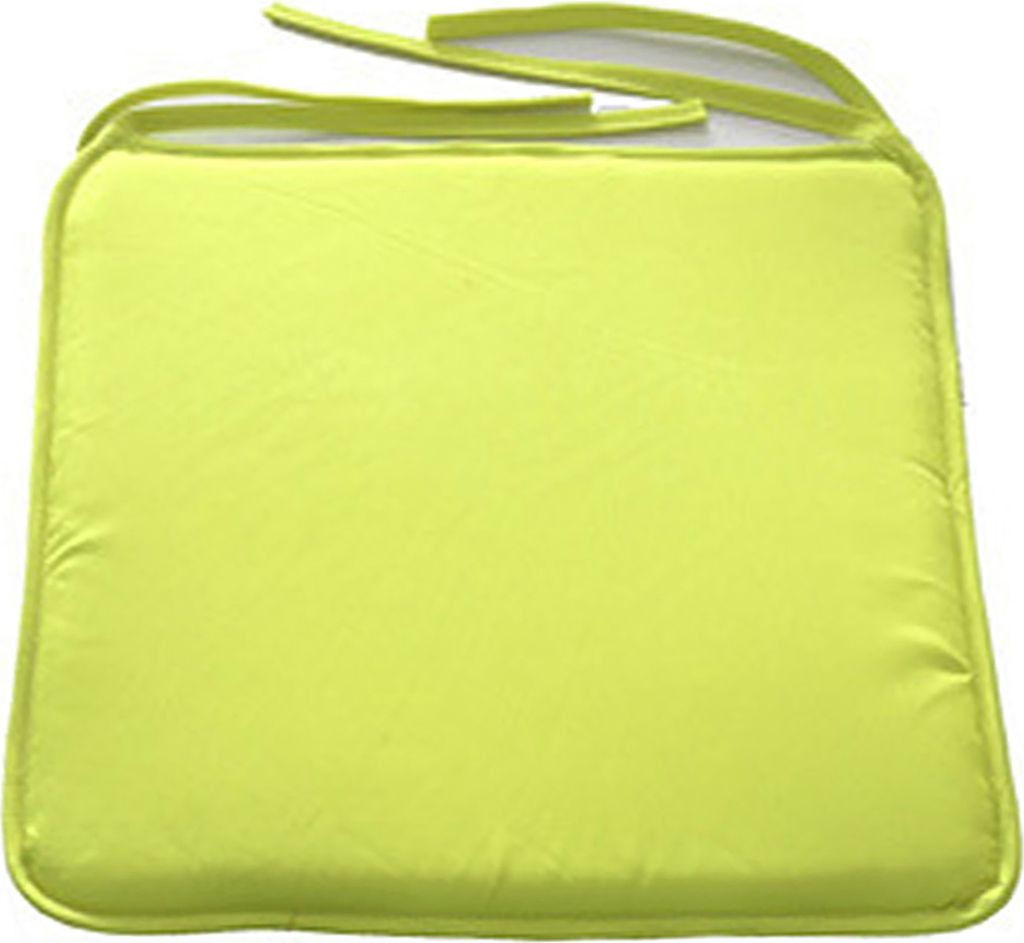 Stuhlpolsterkissen fester Farbe Tragbarer Polyester robuster und langlebiger Stuhlkissen für Zuhause-Gelb