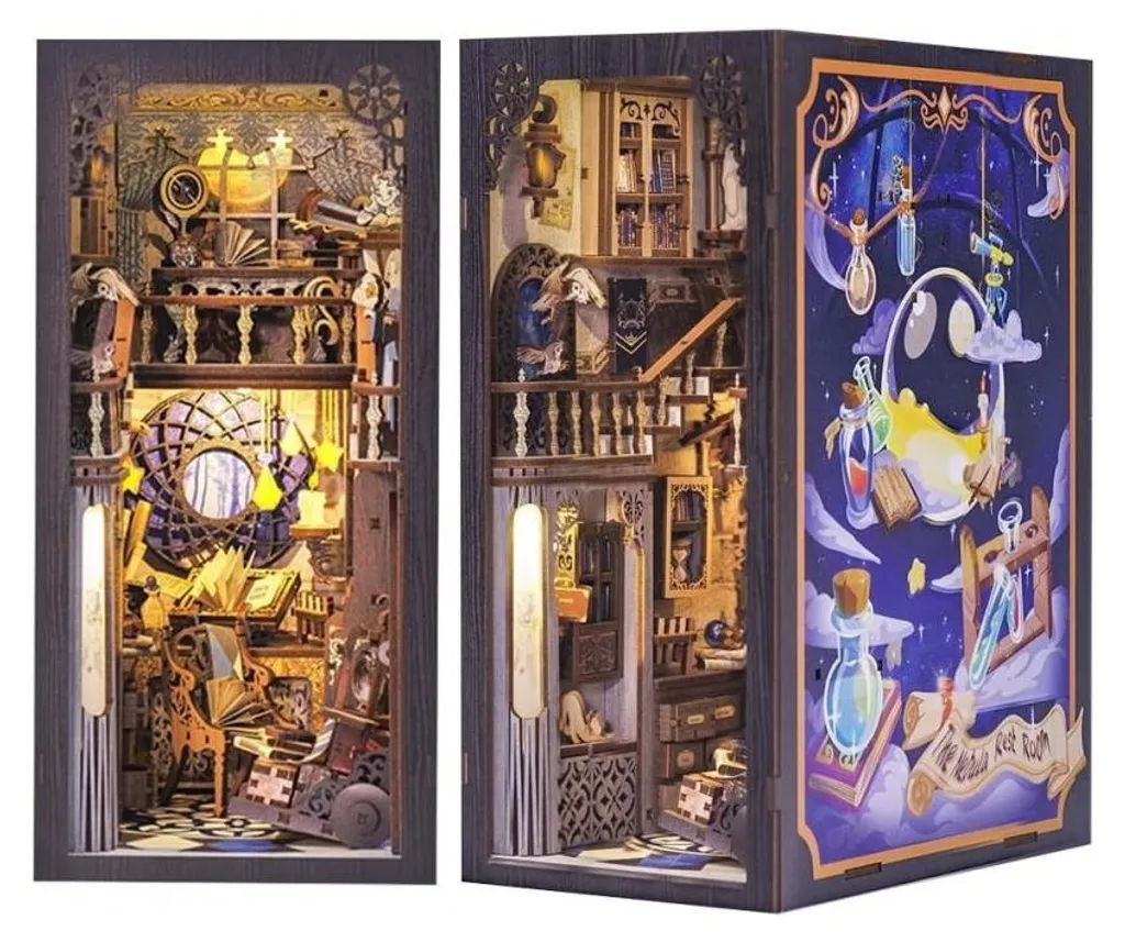 Book Nook École de Magie - Maquette Puzzle 3D en bois à construire soi