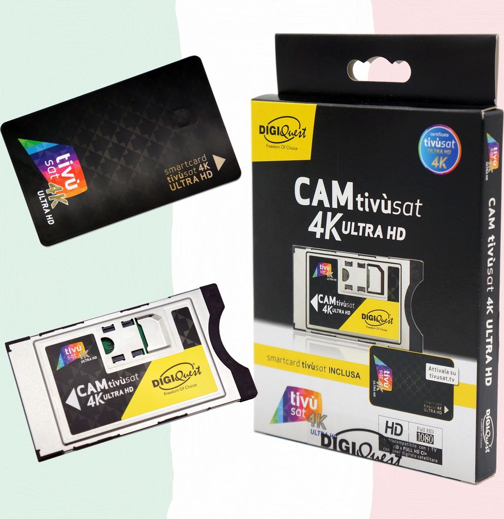 Digiquest Cam Tivùsat 4K Ultra HD modul podmieneného Obrázok produktu 11