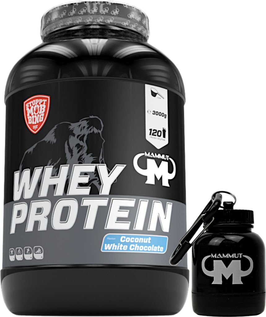Mammut Nutrition - Whey Protein 3000 g Dose - 120 Portionen Produktbild 