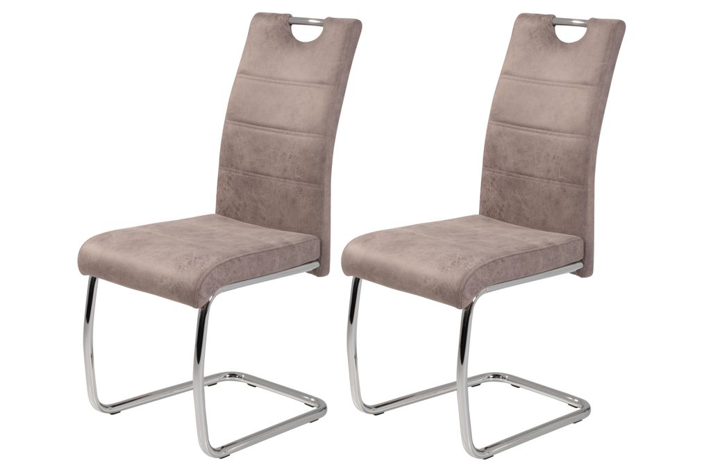 Hela Tische, 2er Set Esszimmerstuhl Freischwinger Flora - Produktbild 