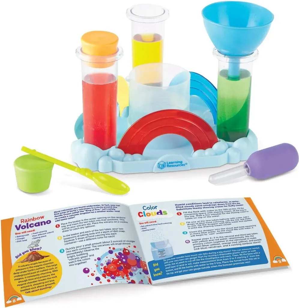 Kit Rainbow Reactions avec accessoires de laboratoire pour mélanges DIY - 4