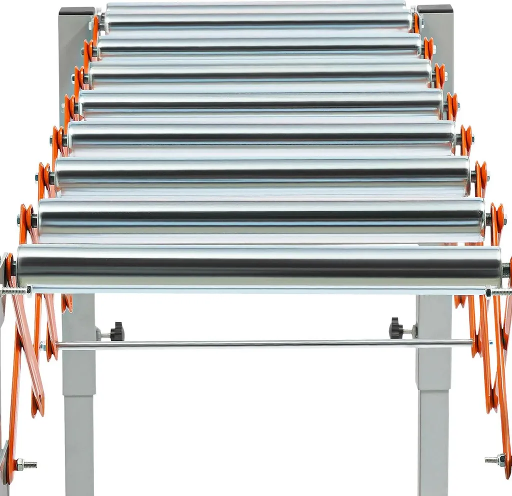 Support de sortie pour rabotage - Table mobile ajustable de 46 à 130cm - 6