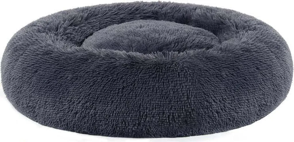 Couchage pour chien Rootz contre le stress et les sols froids gris foncé