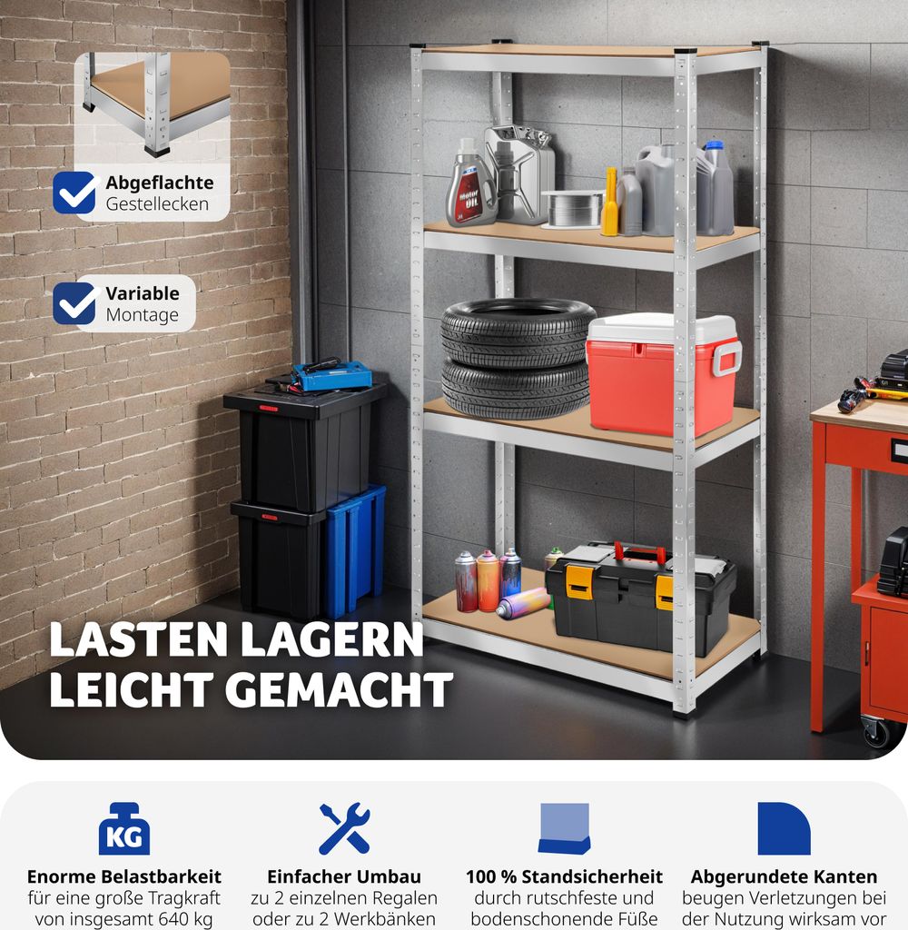 Schwerlastregal  in verschiedenen Ausführungen schnelle Produktbild 4