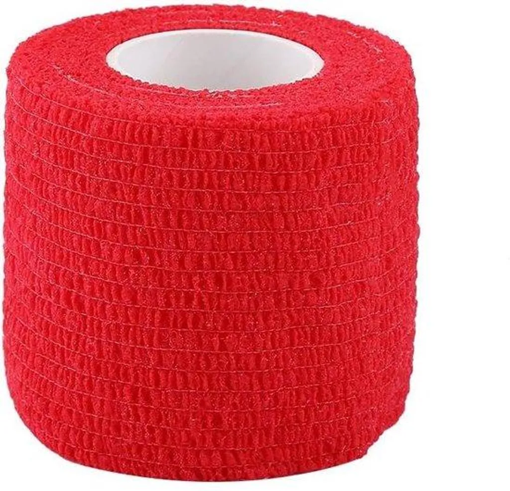 Protection entorse cheville et poignet lot 5 bandages rouges étanches