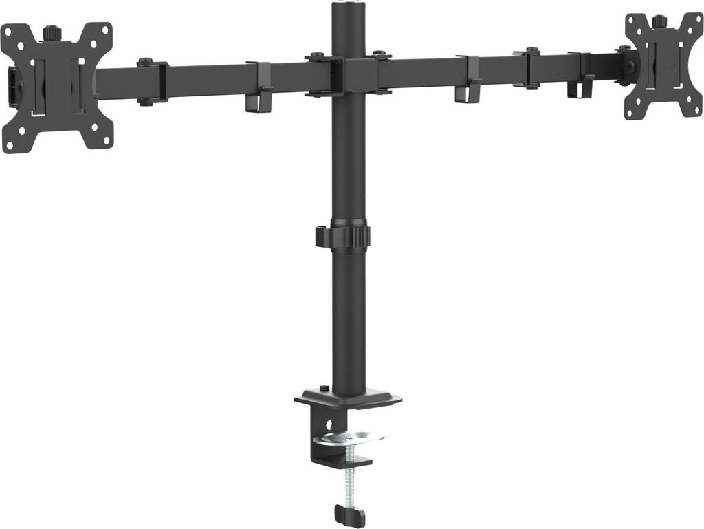 Support mural pour 2 écrans Cabletech 13-32 pouces, 50 kg, Image du produit 