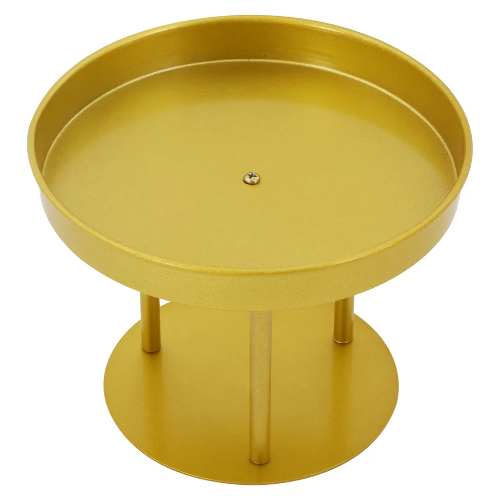 Porte-Fleurs Rond Géométrique 20x15cm, Structure Stable en Métal - 10Pcs