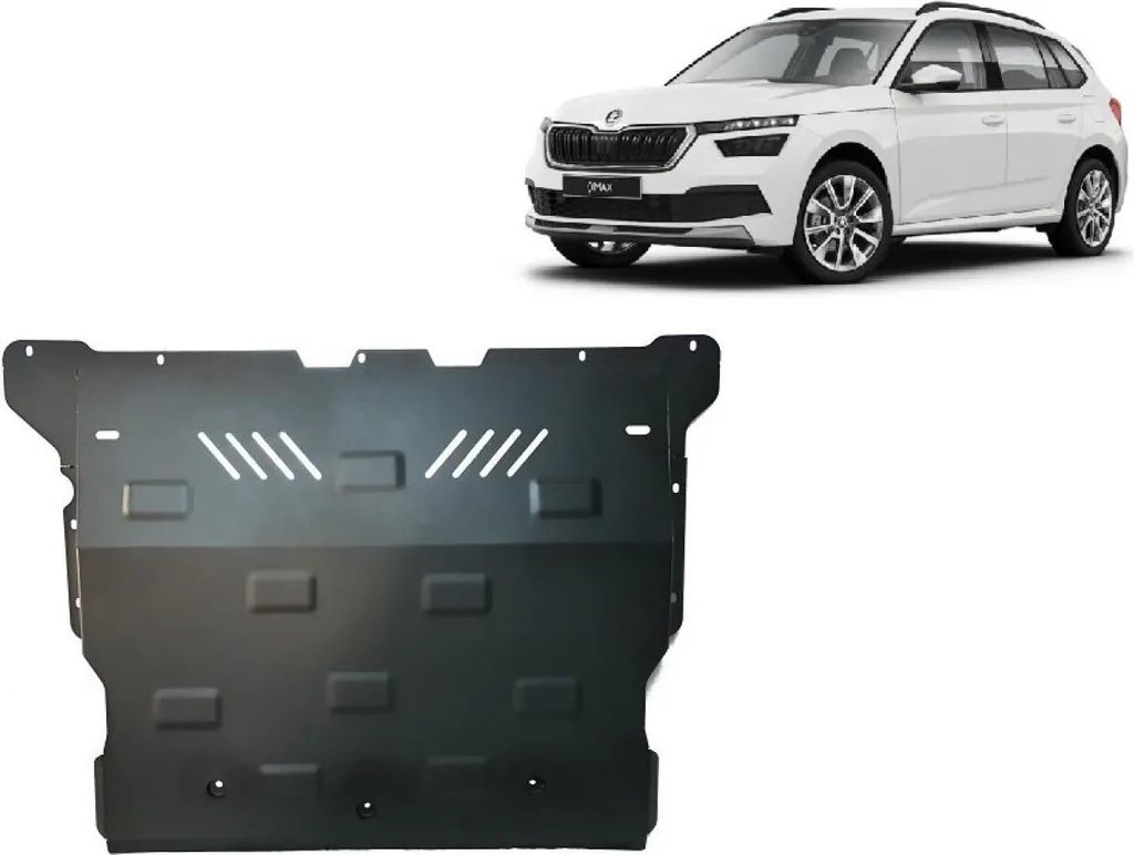 Protection anti-encastrement Skoda Kamiq acier renforcé 2mm