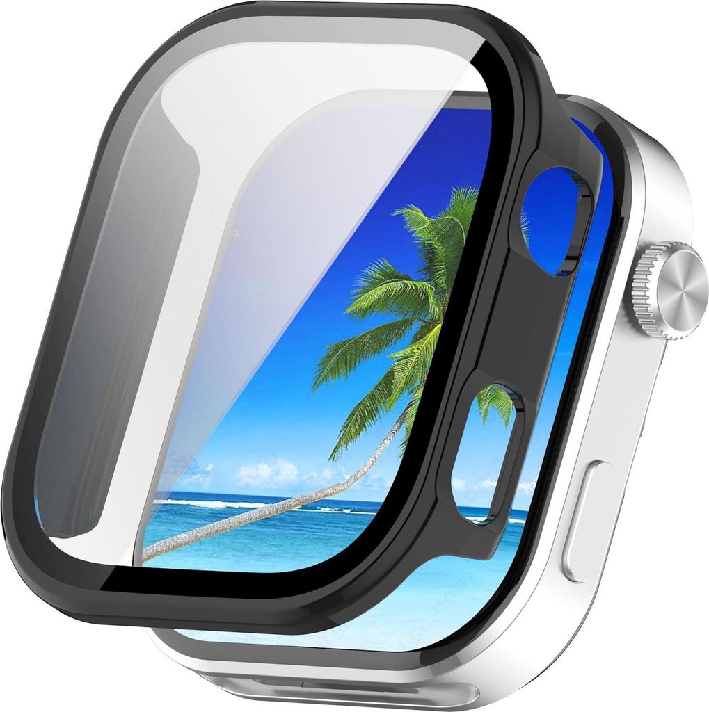 Für Xiaomi Redmi Watch 6 Kunststoff Design Schutzhülle + 9H Produktbild 