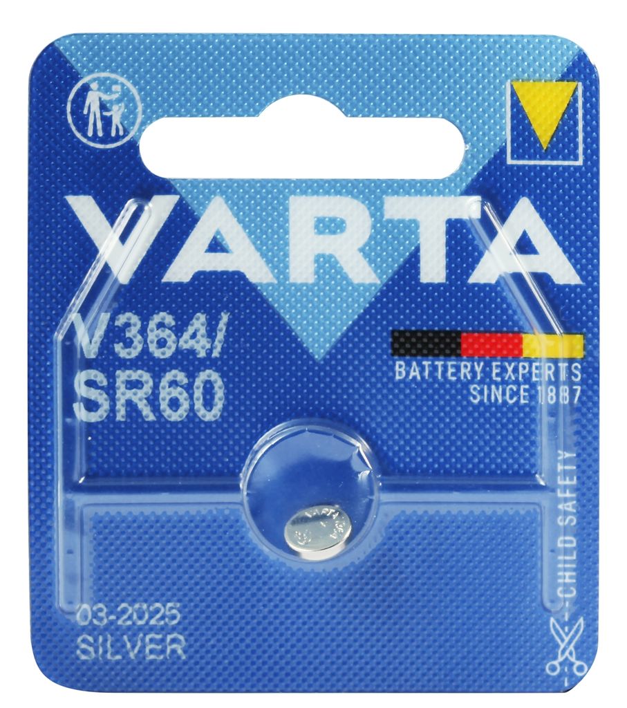 Varta, 1 unidad, 1.55V, tipo V 364, óxido de plata, tipo Imagen del producto 