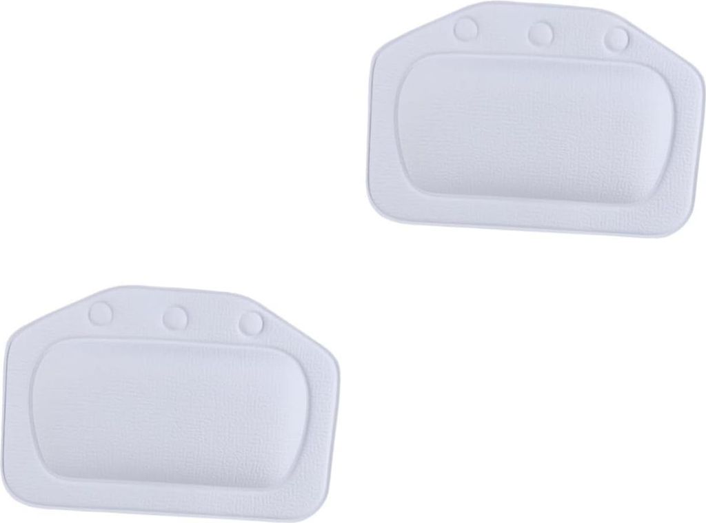 2er-Set Badekissen mit Kopfstütze und Badekissen mit Saugnäpfen für ein komfortables Badeerlebnis