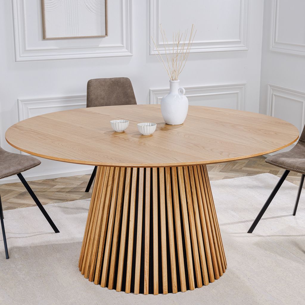 riess-ambiente Runder Esstisch VALHALLA WOOD 140cm natur Produktbild 