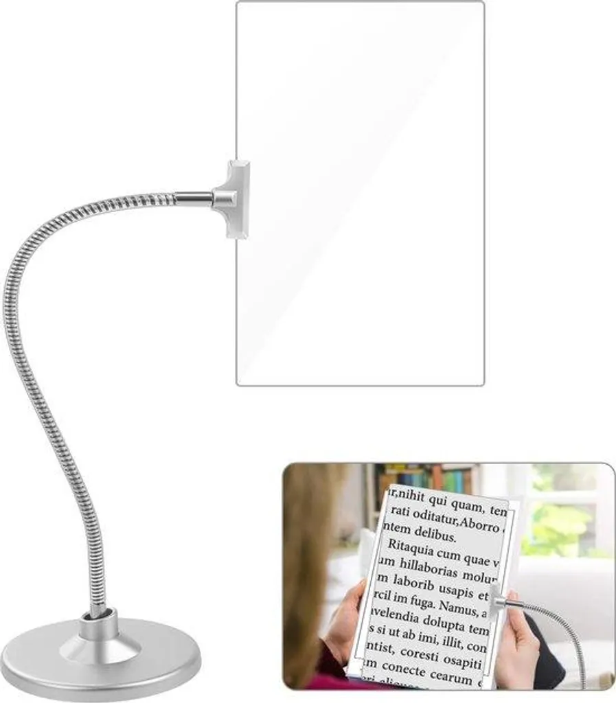 Loupe de lecture flexible pour seniors : confort et aide à la vue