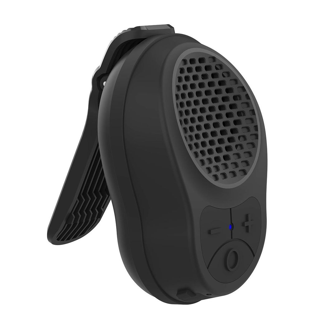 Bluetooth Speaker tragbar, Clip-On Design, wasserdichter Lautsprecher mit Mikrofon, bis zu 24 h Spielzeit, perfekt für Sport & Outdoor-Aktivitäten