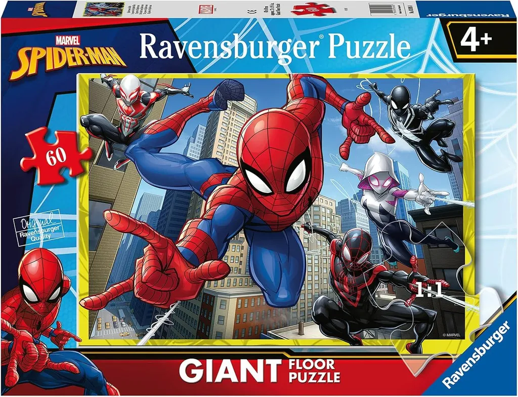 Ravensburger Puzzle Spider-Man 60 Pièces BD - Jeu Éducatif Enfant 05621