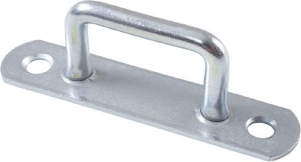 20 Stück - Bügel-/ Riemenkrampen - 36x23 mm - Planenhaken - Stahl verzinkt
