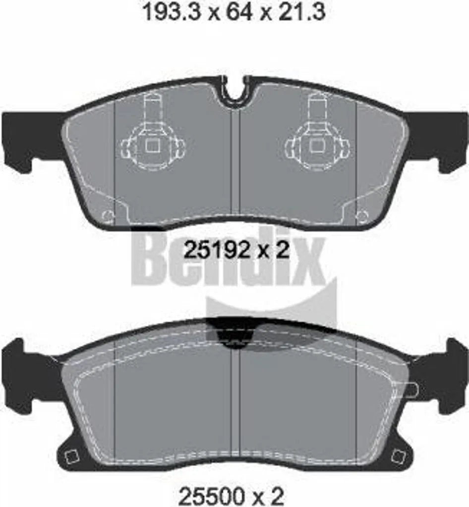 Plaquettes de Frein BPD1378 pour Mercedes GLE GLS Voyagez en Sécurité