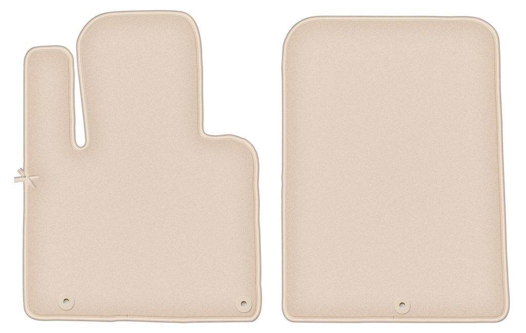 DURBAN Beige Velours-Fußmatten vorne für Kia Sorento III Produktbild 