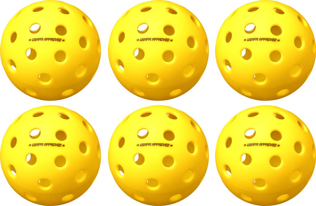 ONIX Pickleball Bälle Fuse G2 Outdoor Yellow 6-Pack