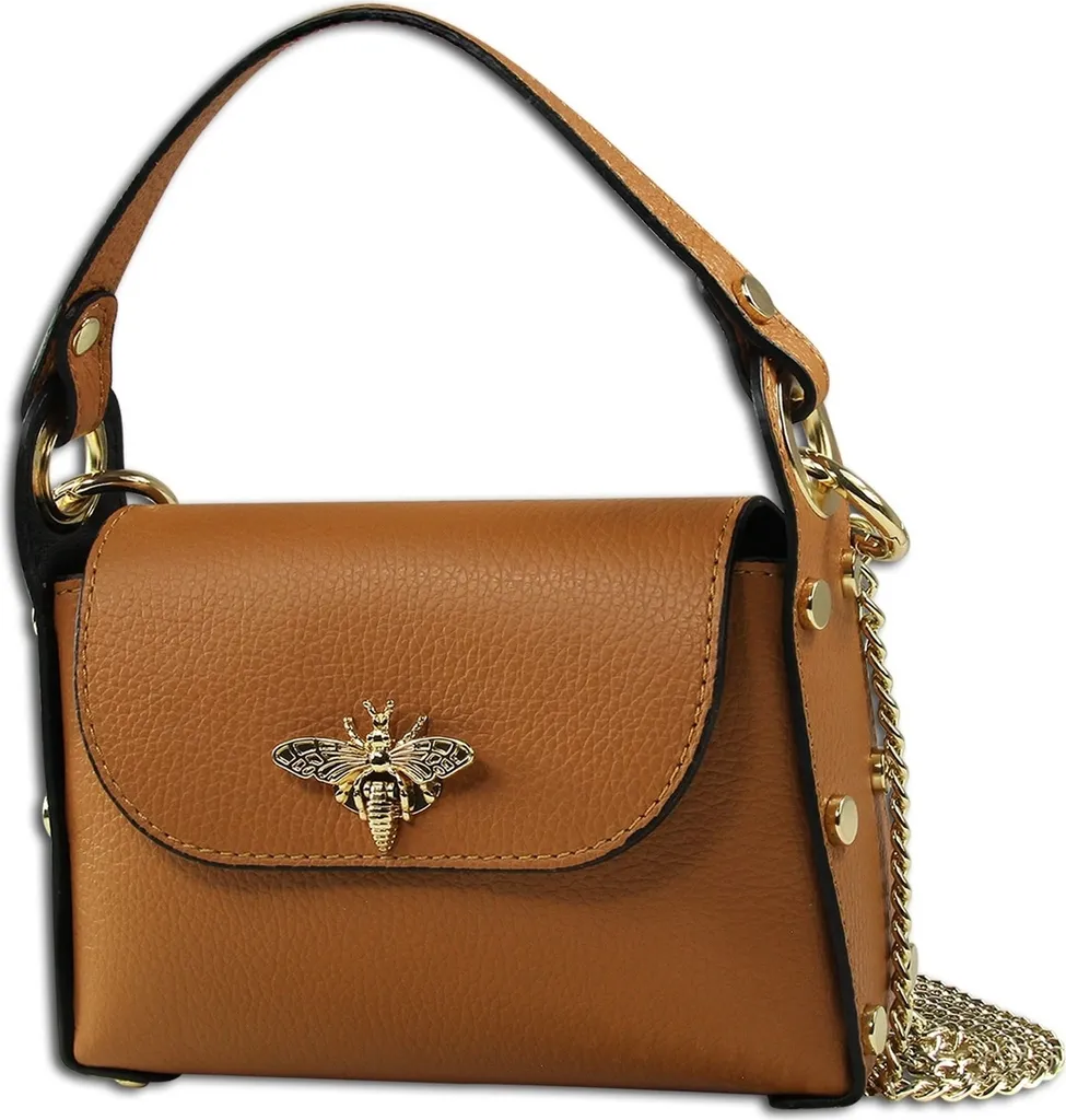 Sac en cuir marron clair tan Toscanto OTT831UC5 | Sacoche Bandoulière