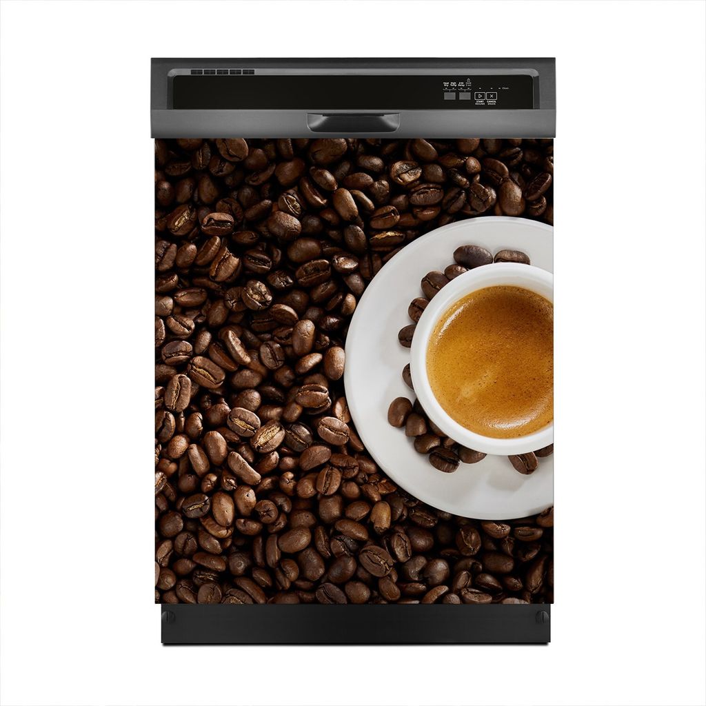 Magnete Dekorative 60x70 cm Küche Magnetmatte Spülmaschine - Kaffee Bohne Espresso