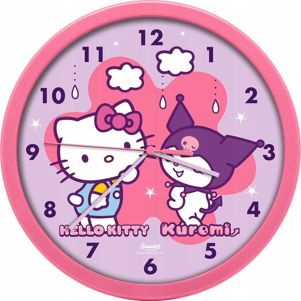 Hello Kitty und Freunde Wanduhr Produktbild 