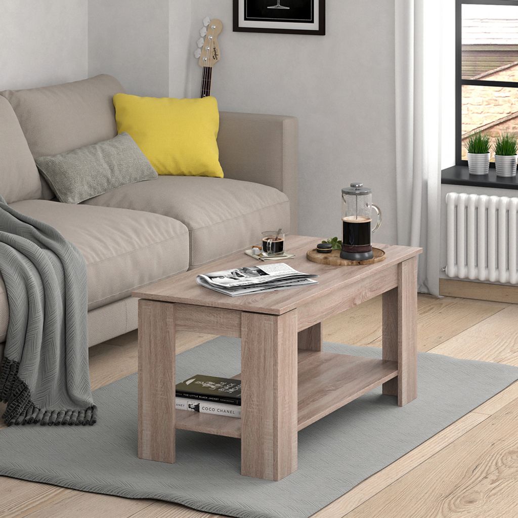 Vicco Couchtisch Lorenz, 100 x 50 cm mit Liftfunktion, Produktbild 4