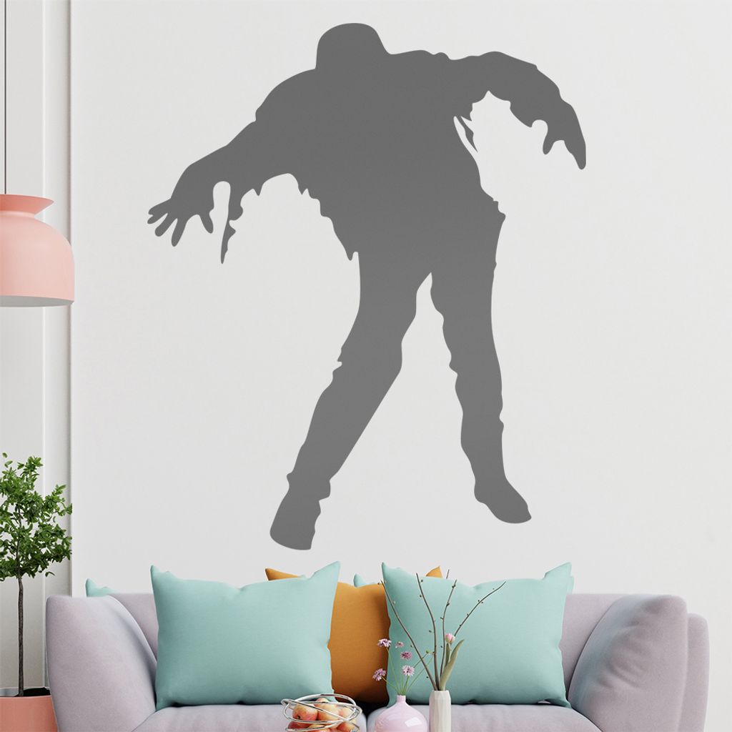 KIWISTAR Zombie - Tot Apokalypse Virus Wandtattoo in 6 Größen - Wandaufkleber Wall Sticker - Dekoration, Küche, Wohnzimmer, Schlafzimmer, Badezi...