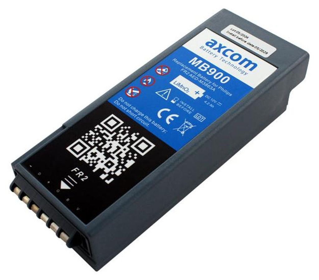 Robuste Batterie für Philips HeartStart FR2, FR2+ AED Produktbild 