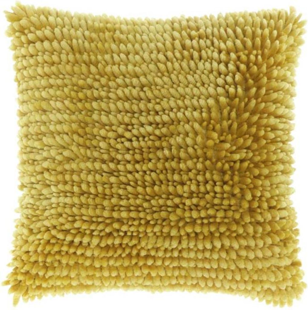 Unique Living | Dekokissen Max 45x45cm bambusgelb | Dekokissen Wohnzimmer oder Schlafzimmer