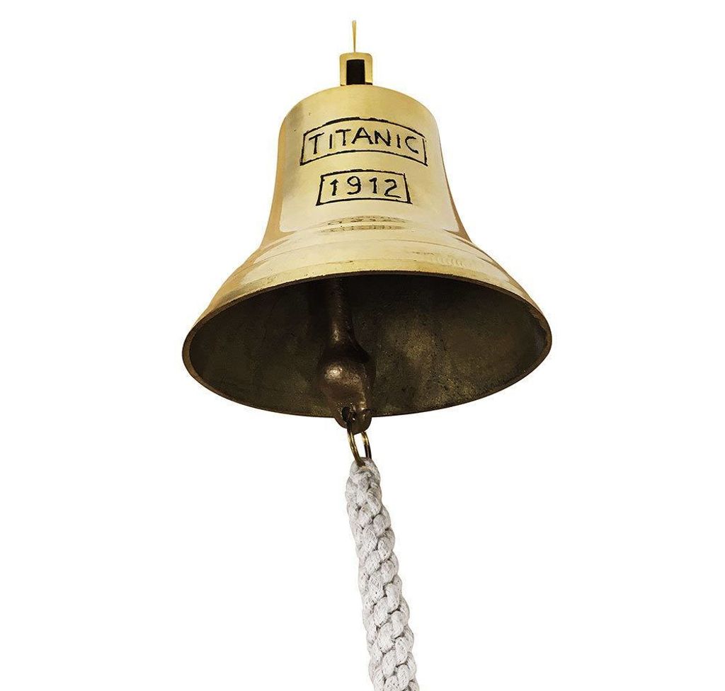Cloche de navire Titanic en laiton - Laiton Cloche de navire Titanic en laiton - Laiton