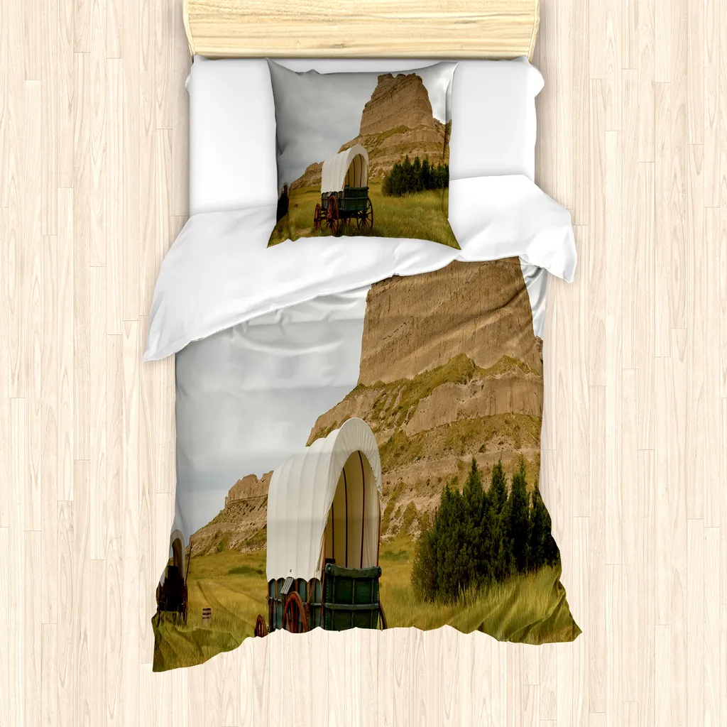 Copripiumino Nebraska Rural Land 135x200: Comfort Antiacaro Singolo