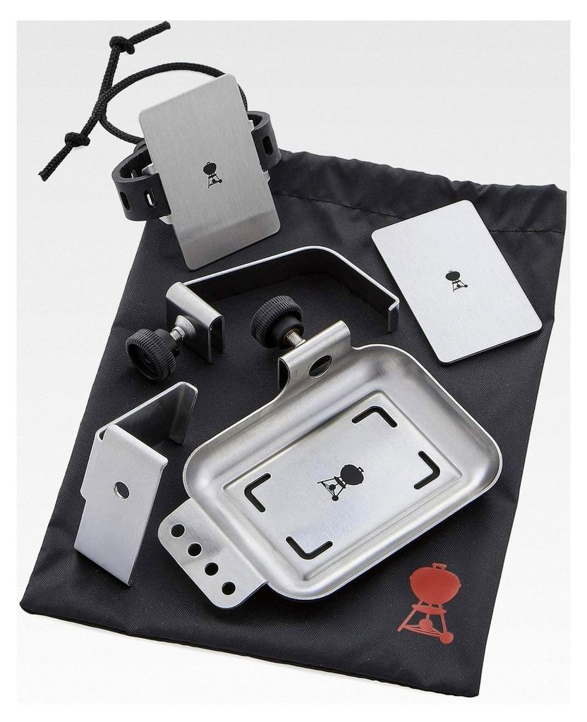 Montagekit / 6-teiliges Set für den Smart Grilling Hub für Gas-, Holzkohlegrills und Smoker / Aus Edelstahl / Mit verstellbarem Riemen und Magnet...