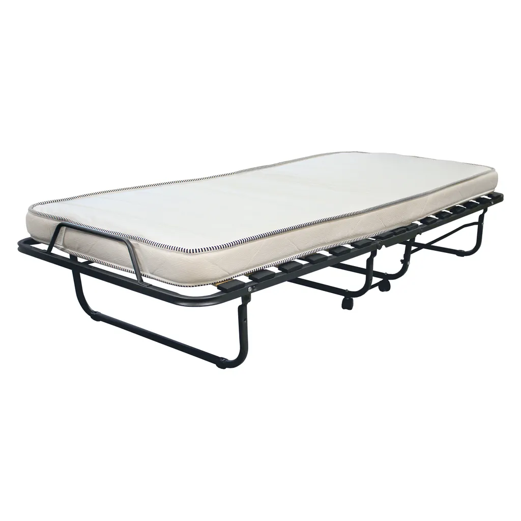 Lit d'appoint pliant AMERICA 90x200 cm pour chambre d'amis et petit espace