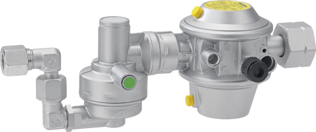 GOK Caramatic DriveOne mit Crash Sensor, Betriebsdruck:29 (30) mbar, Ausrichtung :Horizontal, Variante:90°