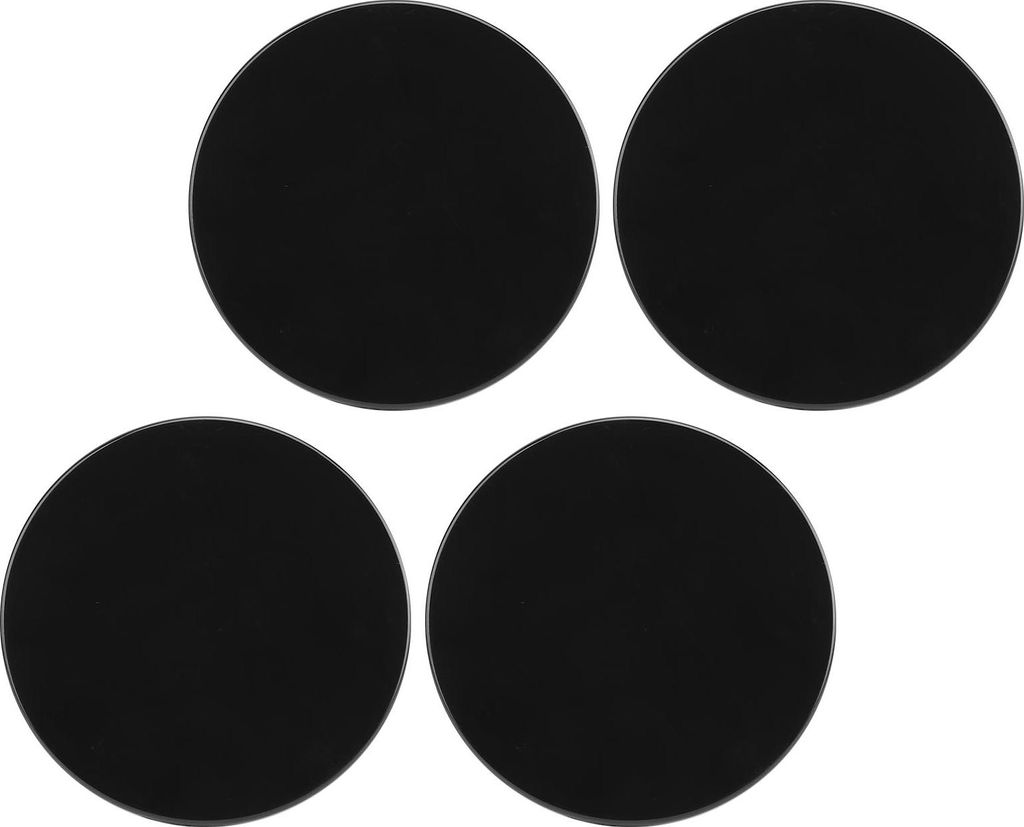 4PCS Radnabenkappe 60MM Innendurchmesser 70MM Außenfahrzeug Felgennabe Zentrale Radkappe Ersatz Universal für Auto SUV Schwarz