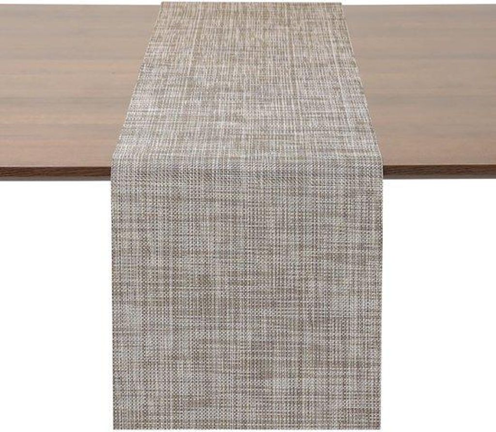 Moderne PVC-Tafelloper, Wasbare, Buiten, Warmte-geïsoleerd, 30 x 183 cm, Karamel