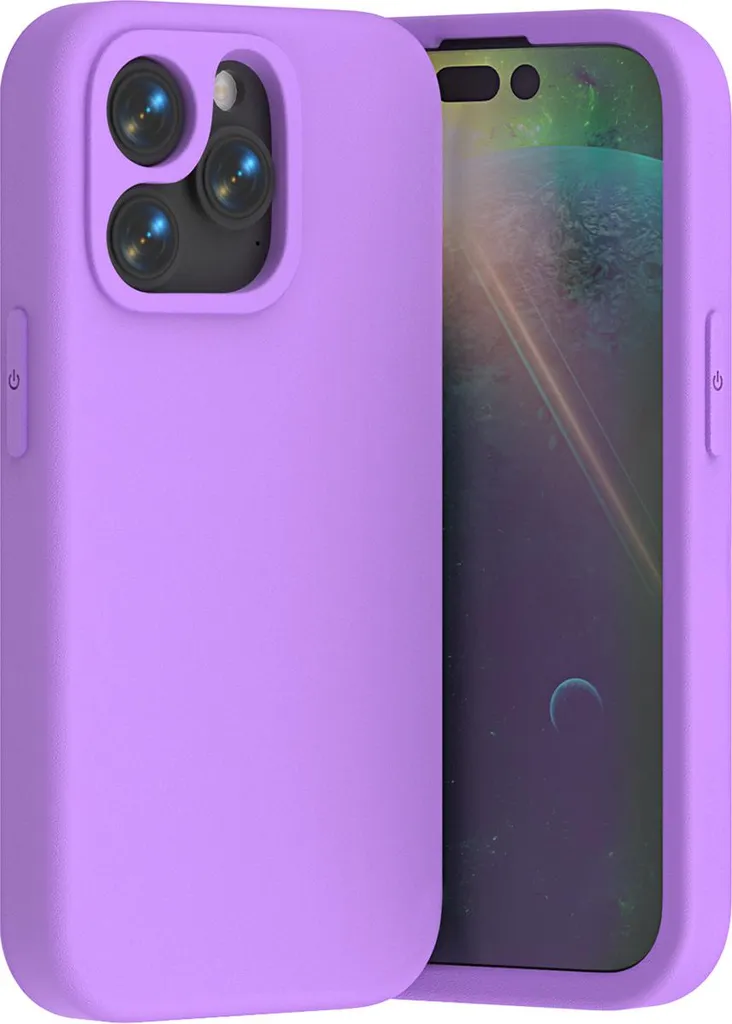 Custodia Per IPhone XR Morbida TPU Sfumato: Cover Ultra Sottile Antigraffio E Antishock - Rosa/Viola - 4