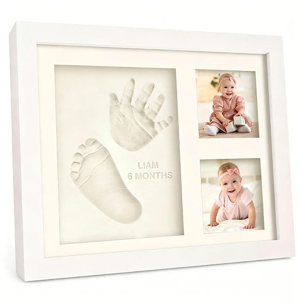 Baby Handabdruck & Fußabdruck Set – Schnelltrocknende Produktbild 