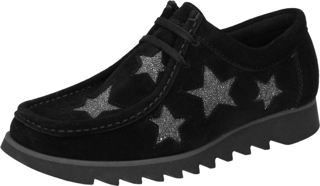 SIOUX Germany Damen Schuhe Mokassin Grashopper-D172-33, Farbe:Schwarz, Größe:D 37 - UK 4.5