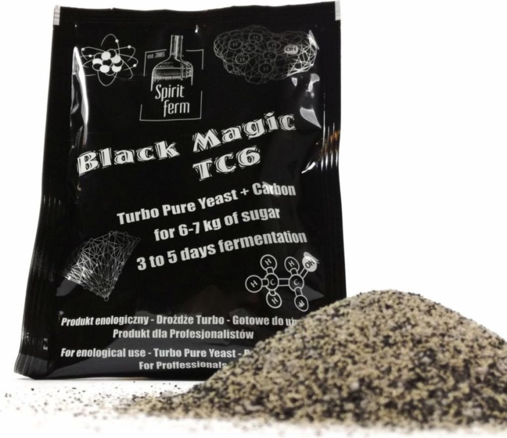 Black Magic TC6 - Turbohefe + Aktivkohle, Turbo Hefe