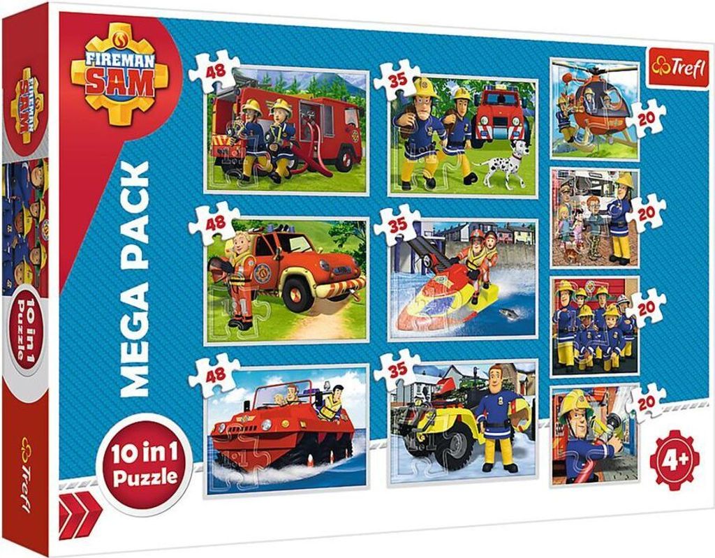 TREFL Puzzle Feuerwehrmann Sam 10v1