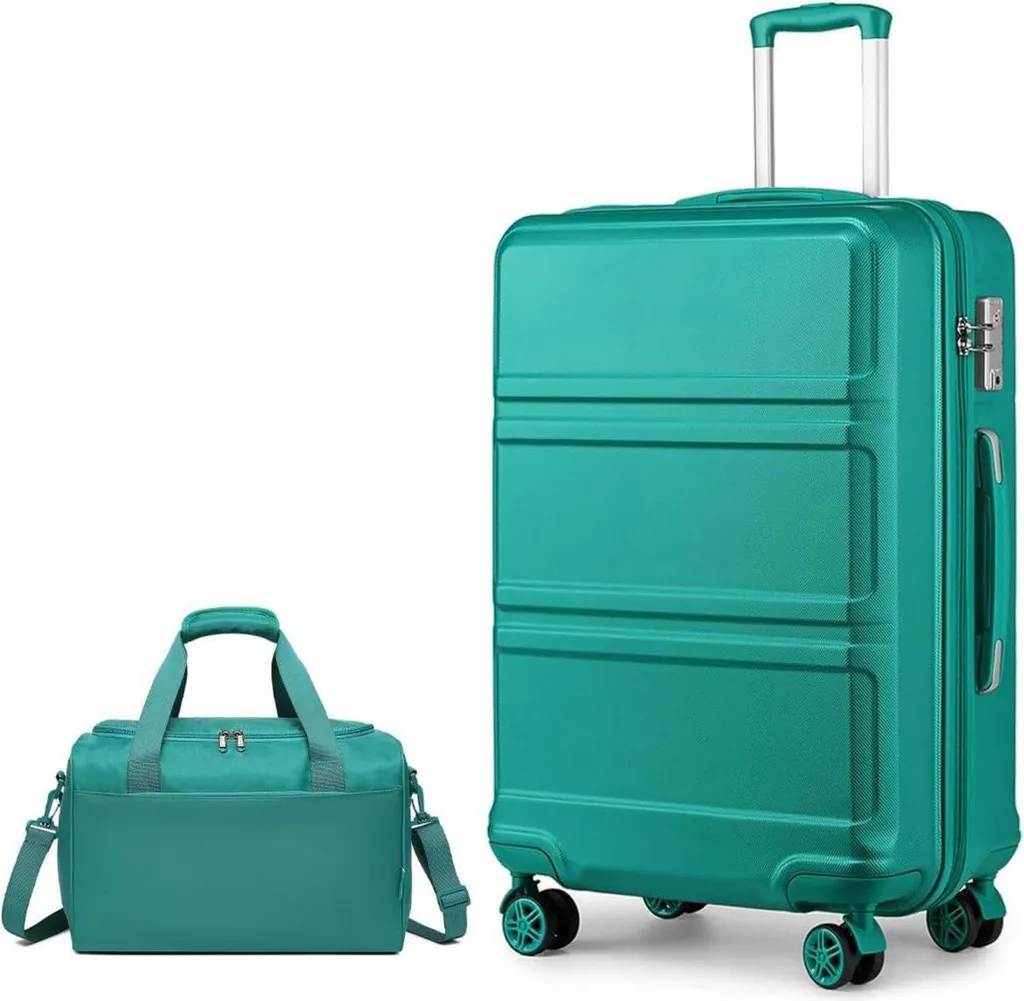 Valise à roulettes solide KONO set de 2 pièces pour éviter les chocs