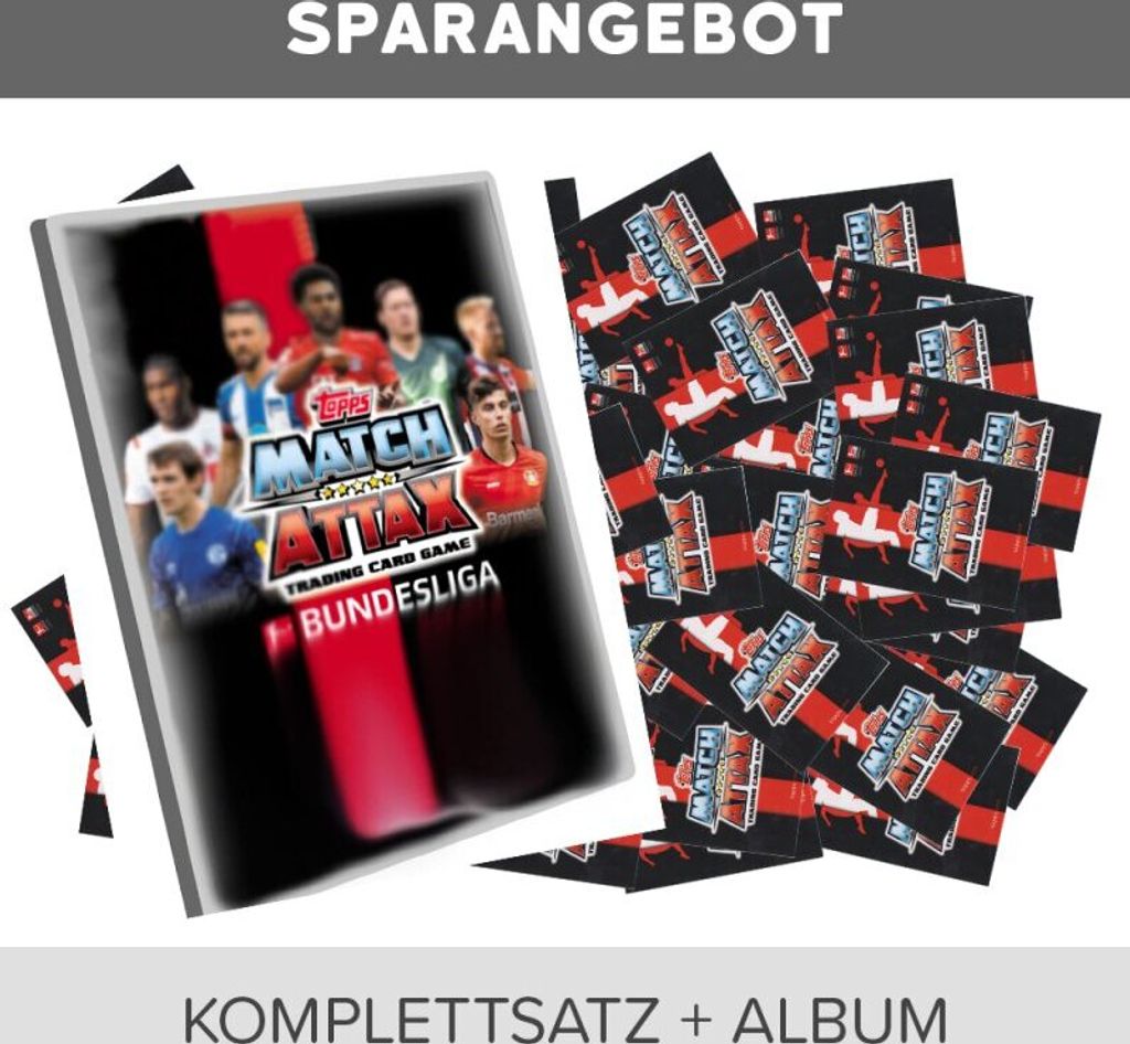 Topps Match Attax 2019/20 - Komplettsatz + Sammelalbum - Produktbild 