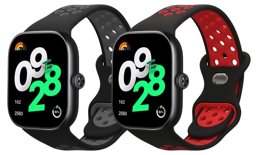 kwmobile 2x Uhrenarmband für Xiaomi Redmi Watch 4 Armband - Produktbild 