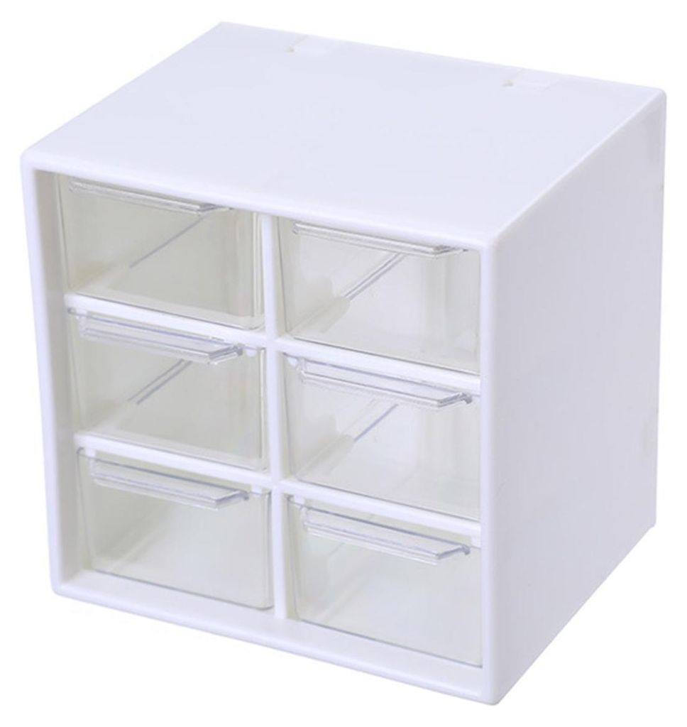 Aufbewahrungsbox mit großem Fassungsvermögen, platzsparend, aus PP, mit Schubladentyp, Schreibtisch-Stifte- und Make-up-Organizer-Box für Zuhause