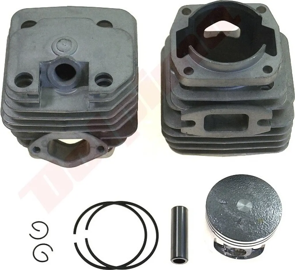 Gruppo Termico 45,2mm per Motosega 58cc - Kit Cilindro Ricambio