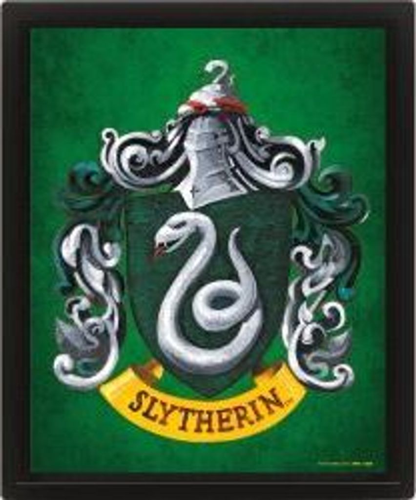 Harry Potter - Colourful Crest Slytherin - 3D-Bild