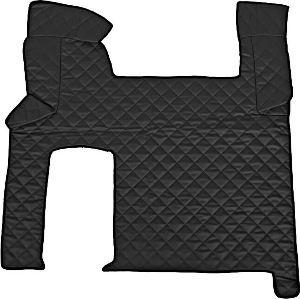 Tapis de Cabine en Skeentex Noir pour Camion Man TGX Boîte Automatique